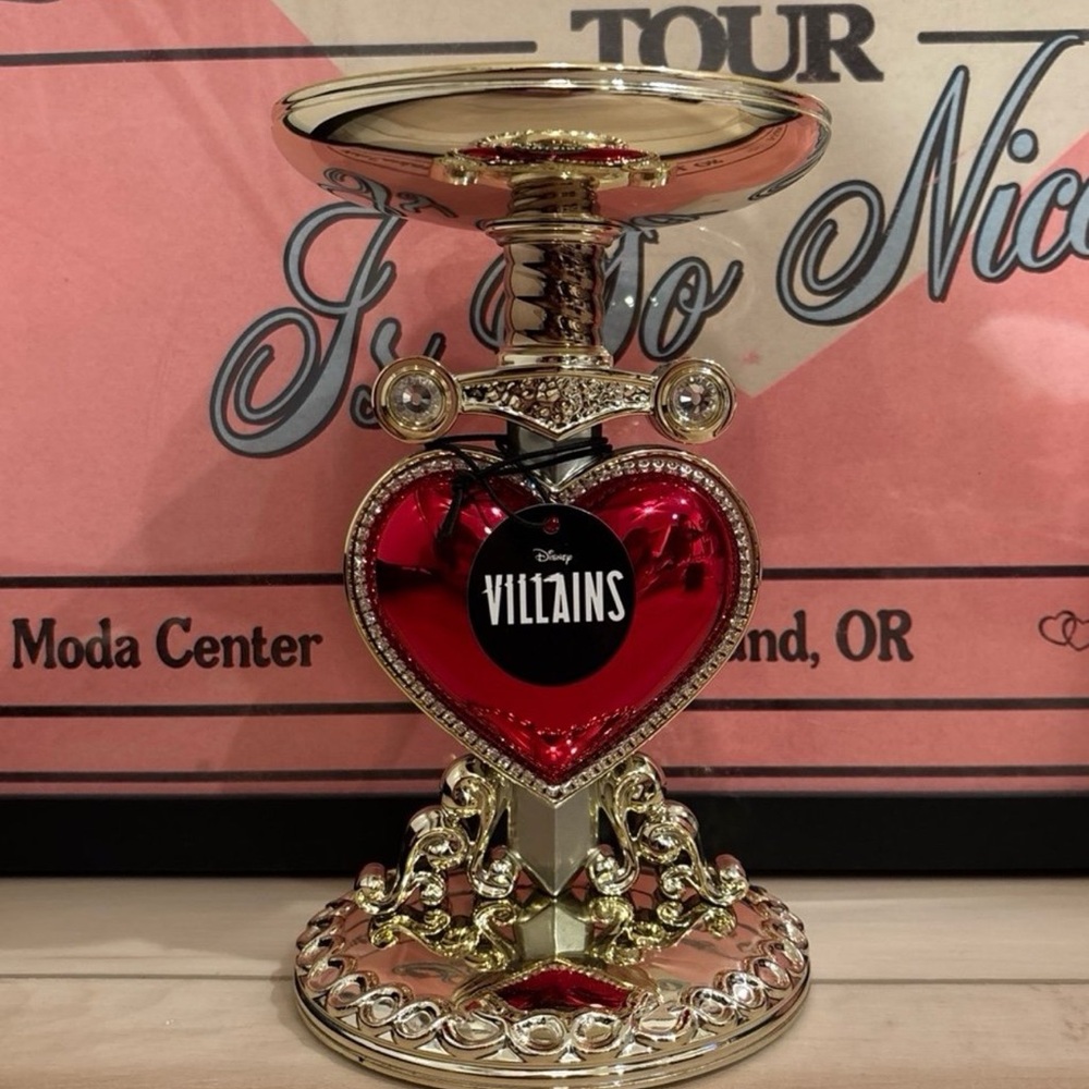 NWT Bath & Body Works Evil Queen 3-Wick Candle & Holder Disney Villains - Picture 2 of 7